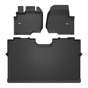 Ford F-150 XIV Lightning Floor Mat - Omac - Premium TPE - Black - 2015-2024 Ford F-150 XIV Lightning Floor Mat - Omac - Premium TPE - Black - 2015-2024